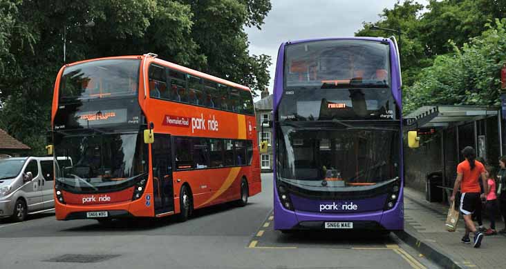 Stagecoach East Alexander Dennis Enviro400MMC 10810 & 10803 Park & Ride